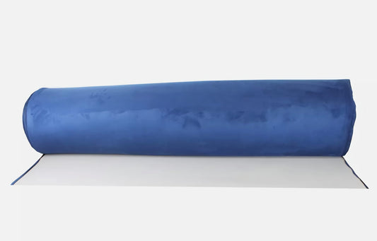 Material tip alcantara plafon auto albastru cu burete – 1.5 m lățime