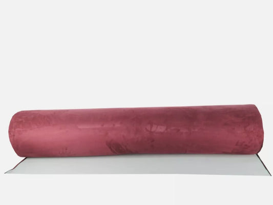 Material tip alcantara plafon auto vișiniu cu burete – 1.5 m lățime