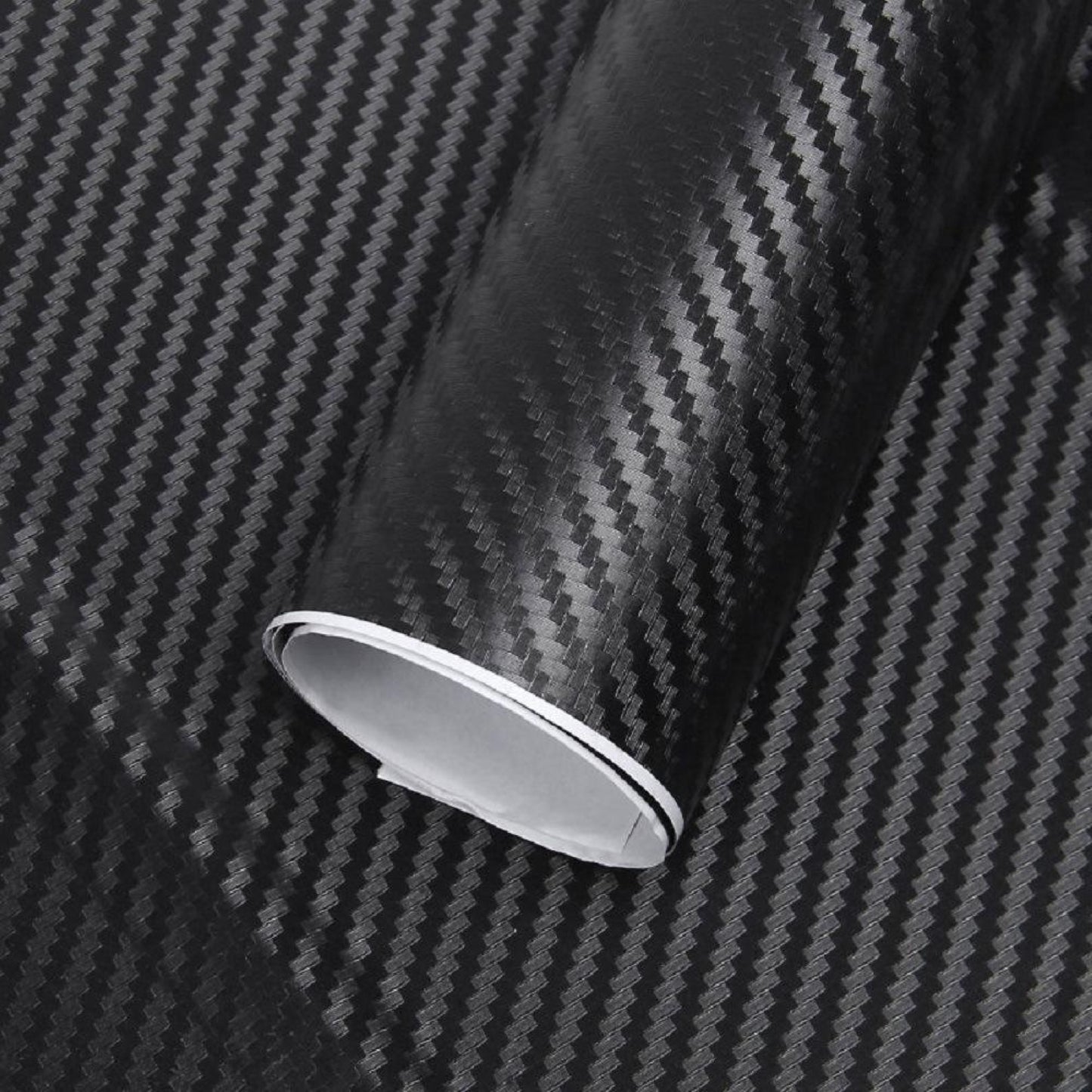 Folie colantare auto Carbon 3D - Negru (3m x 1,27m)