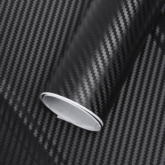 Folie colantare auto Carbon 3D - Negru (3m x 1,27m)