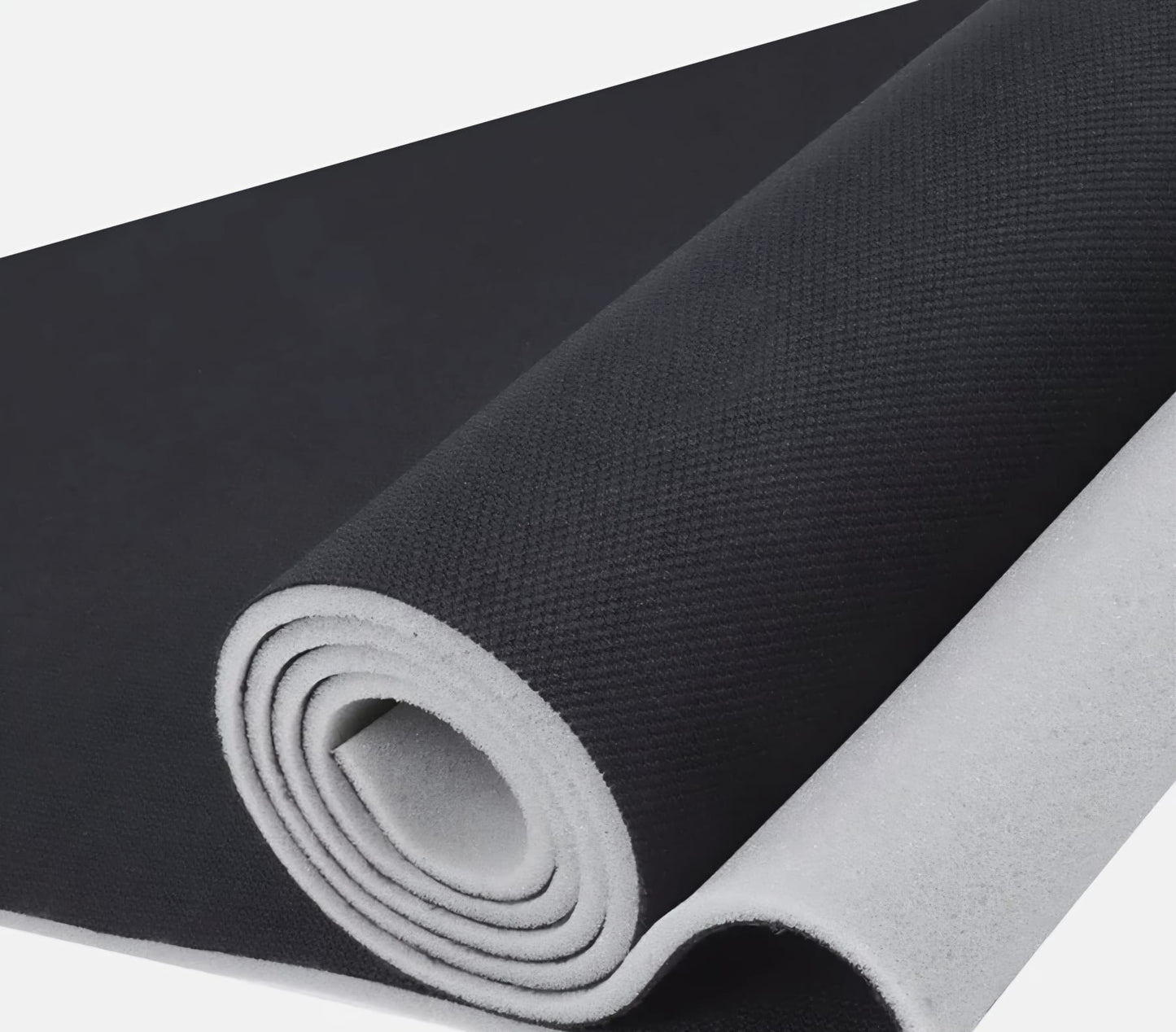 Material textil plafon auto negru cu burete – 1.5 m lățime