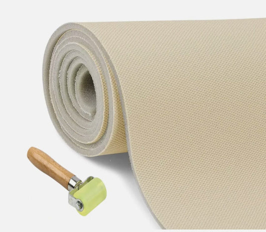 Material textil plafon auto bej cu burete – 1.5 m lățime